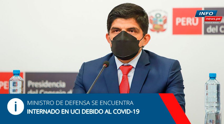 Juan Carrasco Millones, ministro de Defensa, se encuentra internado en UCI debido al COVID-19