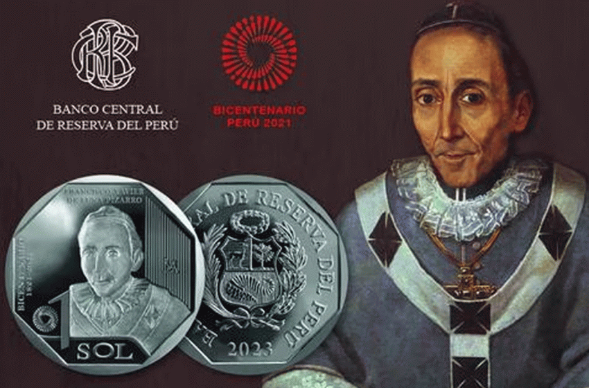  BCRP emite moneda en homenaje a Francisco Xavier de Luna Pizarro